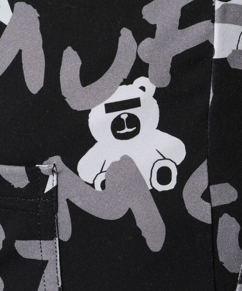 STUD MUFFIN(スタッドマフィン)の「STUD MUFFIN/スタッドマフィン/GRAFGRAM柄ナイロンストレッチ ラッシュショーツ(その他パンツ・メンズ・ブラック・2/3)」の9枚目の写真
