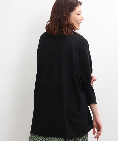 SHOO・LA・RUE(シューラルー)の「◆梨地トッパーカーディガン(カーディガン/ボレロ・レディース・ホワイト系/ベージュ/ピンク系/ブラック・03/04/02)」の9枚目の写真