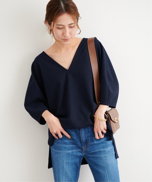 セール】ライトブークレープルオーバー（Tシャツ/カットソー