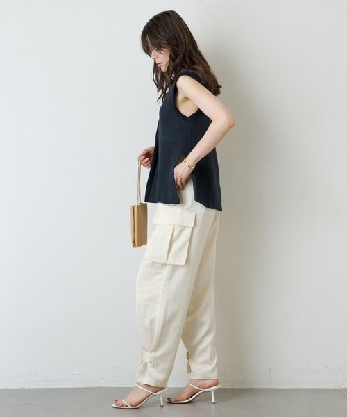 Whim Gazette（ウィムガゼット）の「リネンVネックジレ（ベスト）」 - WEAR