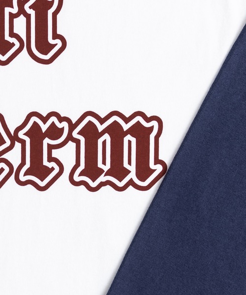 Rocky Monroe（ロッキーモンロー）の「オーバーサイズ ラグランスリーブ七分袖ロゴTシャツ（Tシャツ/カットソー・メンズ・チャコールグレー/ネイビー/グレー/グリーン/バーガンディー・M/L）」の19枚目の写真