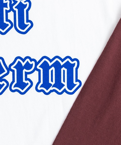 Rocky Monroe（ロッキーモンロー）の「オーバーサイズ ラグランスリーブ七分袖ロゴTシャツ（Tシャツ/カットソー・メンズ・チャコールグレー/ネイビー/グレー/グリーン/バーガンディー・M/L）」の20枚目の写真