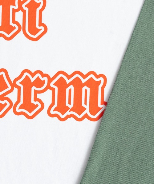 Rocky Monroe（ロッキーモンロー）の「オーバーサイズ ラグランスリーブ七分袖ロゴTシャツ（Tシャツ/カットソー・メンズ・チャコールグレー/ネイビー/グレー/グリーン/バーガンディー・M/L）」の18枚目の写真