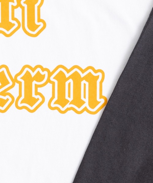 Rocky Monroe（ロッキーモンロー）の「オーバーサイズ ラグランスリーブ七分袖ロゴTシャツ（Tシャツ/カットソー・メンズ・チャコールグレー/ネイビー/グレー/グリーン/バーガンディー・M/L）」の16枚目の写真