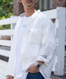 #Re:room | ダブルガーゼカラービッグシャツ(シャツ/ブラウス)