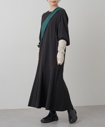 Kastane | 【2022AWアイテム/サイズ展開あり】カットティアードマキシワンピース(ワンピース)