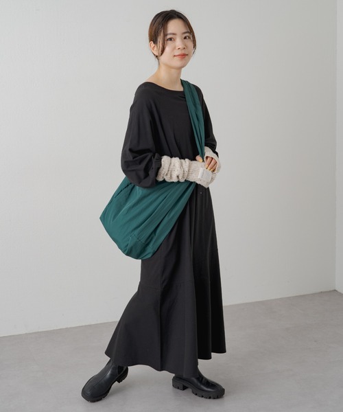 Kastane(カスタネ)の「【2022AWアイテム/WEB限定】カットティアードマキシワンピース(ワンピース・レディース・ブラック/アイボリー・1/2/0)」の22枚目の写真