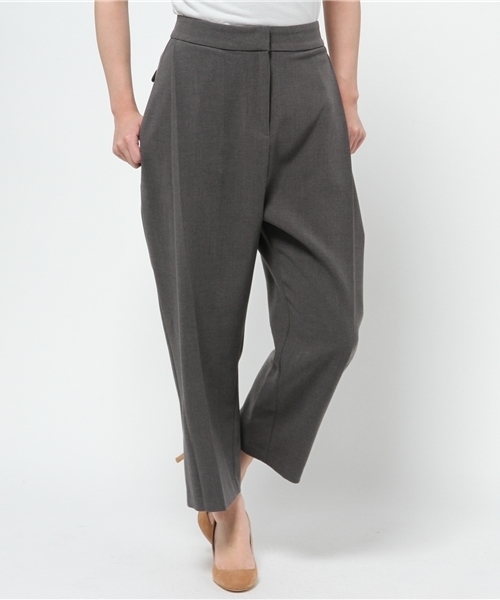 Abahouse Devinette（ドゥヴィネット）の「タックコクーンパンツ（その他パンツ・レディース・グレー/ブラック/アイボリー・2/1）」の13枚目の写真