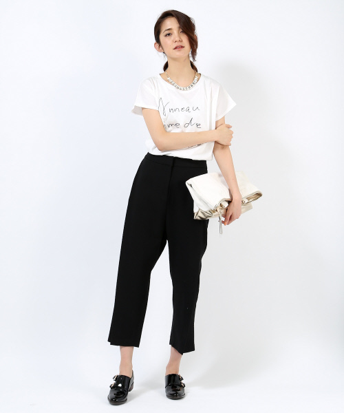 Abahouse Devinette（ドゥヴィネット）の「タックコクーンパンツ（その他パンツ・レディース・グレー/ブラック/アイボリー・2/1）」の16枚目の写真