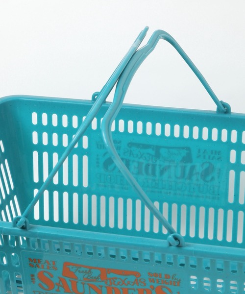 niko and...（ニコアンド）の「オリジナルレジカゴ（収納グッズ・レディース・オフホワイト/アクア・0）」の16枚目の写真