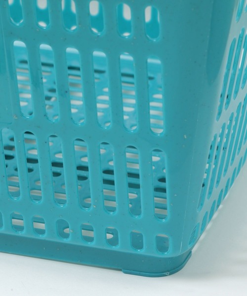 niko and...（ニコアンド）の「オリジナルレジカゴ（収納グッズ・レディース・オフホワイト/アクア・0）」の9枚目の写真