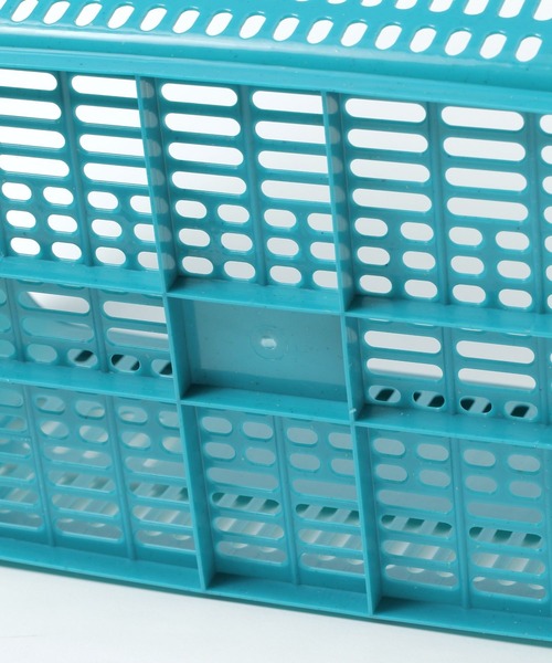 niko and...（ニコアンド）の「オリジナルレジカゴ（収納グッズ・レディース・オフホワイト/アクア・0）」の11枚目の写真