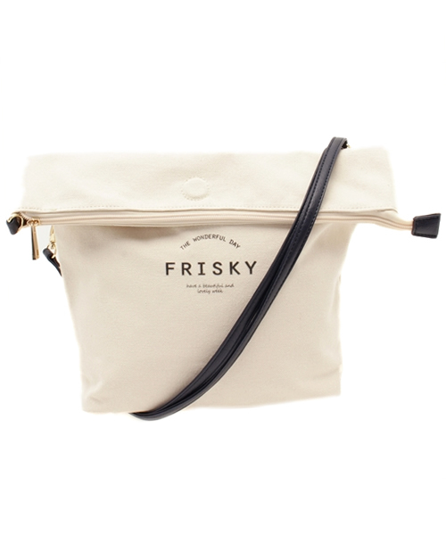 CIAOPANIC（チャオパニック）の「【Ciaopanic】CVロールクラッチ3WAYSD（ショルダーバッグ・レディース・ブラック/アイボリー・FREE）」の2枚目の写真