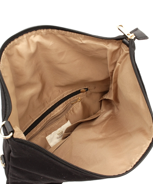 CIAOPANIC（チャオパニック）の「【Ciaopanic】CVロールクラッチ3WAYSD（ショルダーバッグ・レディース・ブラック/アイボリー・FREE）」の8枚目の写真