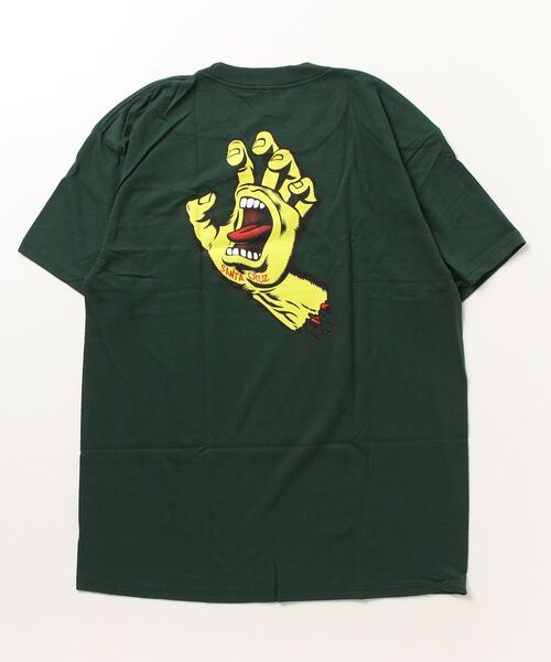 SANTA CRUZ(サンタクルーズ)の「SANTA CRUZ / サンタクルーズ Screaming Hand S/S Regular T-Shirt 半袖 クルーネック ロゴ Tシャツ(Tシャツ/カットソー・メンズ・ホワイト/ブラック/グリーン/ブラック系その他/ダークグリーン/バーガンディー・SMALL/MEDIUM/LARGE/X-LARGE/XX-LARGE)」の12枚目の写真