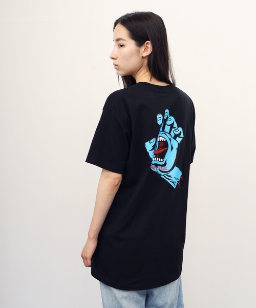 SANTA CRUZ(サンタクルーズ)の「SANTA CRUZ / サンタクルーズ Screaming Hand S/S Regular T-Shirt 半袖 クルーネック ロゴ Tシャツ(Tシャツ/カットソー・メンズ・ホワイト/ブラック/グリーン/ブラック系その他/ダークグリーン/バーガンディー・SMALL/MEDIUM/LARGE/X-LARGE/XX-LARGE)」の10枚目の写真
