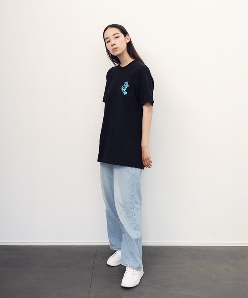 SANTA CRUZ(サンタクルーズ)の「SANTA CRUZ / サンタクルーズ Screaming Hand S/S Regular T-Shirt 半袖 クルーネック ロゴ Tシャツ(Tシャツ/カットソー・メンズ・ホワイト/ブラック/グリーン/ブラック系その他/ダークグリーン/バーガンディー・SMALL/MEDIUM/LARGE/X-LARGE/XX-LARGE)」の8枚目の写真