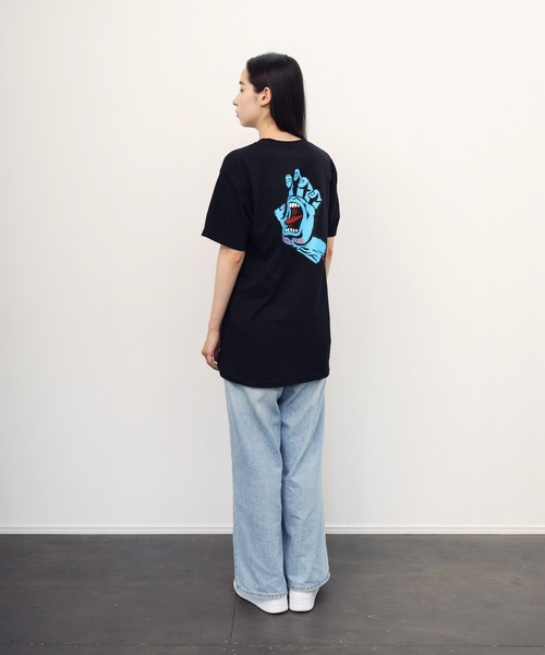 SANTA CRUZ(サンタクルーズ)の「SANTA CRUZ / サンタクルーズ Screaming Hand S/S Regular T-Shirt 半袖 クルーネック ロゴ Tシャツ(Tシャツ/カットソー・メンズ・ホワイト/ブラック/グリーン/ブラック系その他/ダークグリーン/バーガンディー・SMALL/MEDIUM/LARGE/X-LARGE/XX-LARGE)」の9枚目の写真