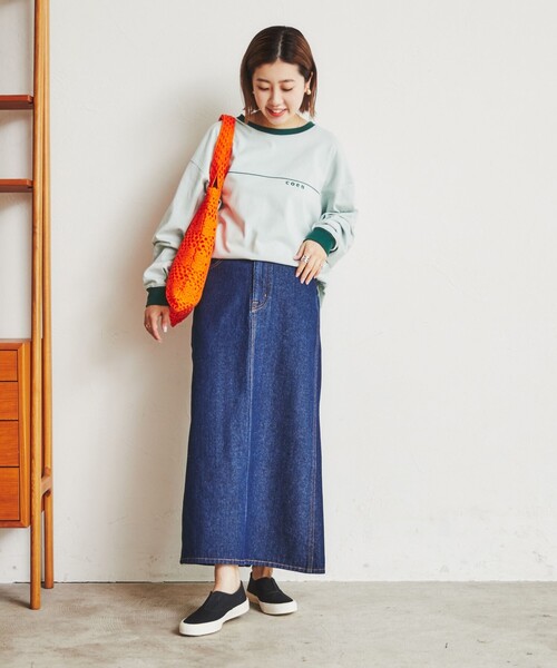 coen（コーエン）の「レース編みトートバッグ（トートバッグ・レディース・ブラック/オレンジ/ナチュラル/ケリー・FREE）」の10枚目の写真