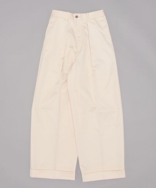 markaware(マーカウェア)の「【MARKAWARE / マーカウェア】PLEATED WIDE TROUSERS(その他パンツ・メンズ・ネイビー/チャコールグレー/ベージュ/ホワイト・2/3)」の2枚目の写真