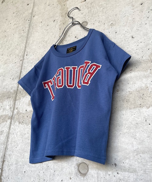 Life Support Products（ライフサポートプロダクツ）の「デイリープリントT（80～150cm）（Tシャツ/カットソー・キッズ・サンドベージュ/グレー系その他/ピンク/キナリ/グリーン/オフホワイト/ホワイト/パープル/グレー/ブルー/レッド/グレー系その他2/ブラック/ベージュ/アイボリー/マスタード/カーキ/ネイビー/オレンジ/チャコール・90/110/130/95/140/120/80/100/150）」の15枚目の写真