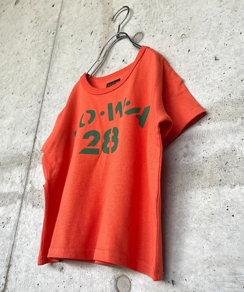 Life Support Products（ライフサポートプロダクツ）の「デイリープリントT（80～150cm）（Tシャツ/カットソー・キッズ・サンドベージュ/グレー系その他/ピンク/キナリ/グリーン/オフホワイト/ホワイト/パープル/グレー/ブルー/レッド/グレー系その他2/ブラック/ベージュ/アイボリー/マスタード/カーキ/ネイビー/オレンジ/チャコール・90/110/130/95/140/120/80/100/150）」の20枚目の写真