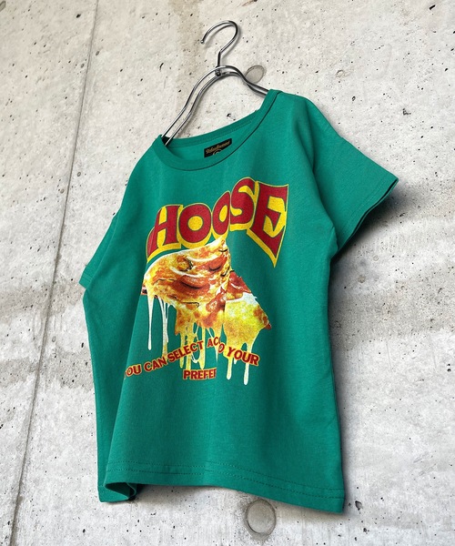 Life Support Products（ライフサポートプロダクツ）の「デイリープリントT（80～150cm）（Tシャツ/カットソー・キッズ・サンドベージュ/グレー系その他/ピンク/キナリ/グリーン/オフホワイト/ホワイト/パープル/グレー/ブルー/レッド/グレー系その他2/ブラック/ベージュ/アイボリー/マスタード/カーキ/ネイビー/オレンジ/チャコール・90/110/130/95/140/120/80/100/150）」の14枚目の写真