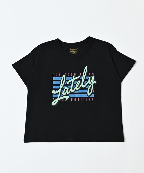 Life Support Products（ライフサポートプロダクツ）の「デイリープリントT（80～150cm）（Tシャツ/カットソー・キッズ・サンドベージュ/グレー系その他/ピンク/キナリ/グリーン/オフホワイト/ホワイト/パープル/グレー/ブルー/レッド/グレー系その他2/ブラック/ベージュ/アイボリー/マスタード/カーキ/ネイビー/オレンジ/チャコール・90/110/130/95/140/120/80/100/150）」の21枚目の写真