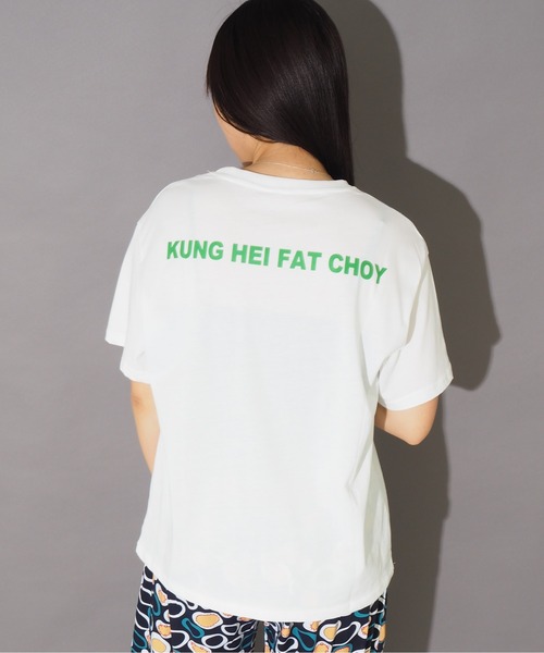 Bloom Closet（ブルームクローゼット）の「"發”S/Stee（Tシャツ/カットソー・レディース・ピンク/グリーン・FREE）」の10枚目の写真