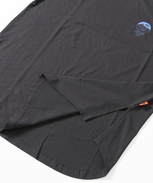 KRIFF MAYER Lady's Collection(クリフメイヤーレディースコレクション)の「裾ラウンドロゴチュニック(Tシャツ/カットソー・レディース・ネイビー/オフホワイト/グリーン/マスタード/カラフル/チャコール・MEDIUM/LARGE)」の13枚目の写真