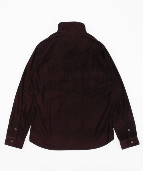 HIDEAWAYS NICOLE(ハイダウェイニコル)の「フロッキープリントシャツ(シャツ/ブラウス・メンズ・ボルドー/ブラック×グレー/ホワイト×ブラック・LARGE/X-LARGE/MEDIUM)」の4枚目の写真