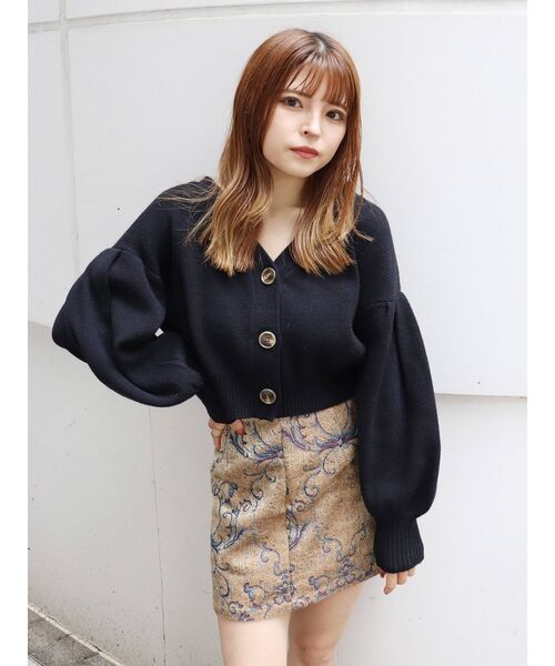 MURUA（ムルーア）の「ゴブランミニスカート（スカート・レディース・ブルー/キャメル・1/2）」の13枚目の写真