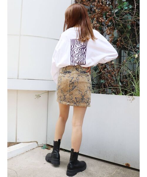 MURUA（ムルーア）の「ゴブランミニスカート（スカート・レディース・ブルー/キャメル・1/2）」の15枚目の写真