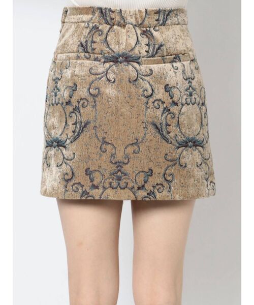 MURUA（ムルーア）の「ゴブランミニスカート（スカート・レディース・ブルー/キャメル・1/2）」の16枚目の写真
