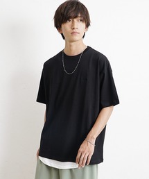 【MinoriTY】USAコットンTシャツ ビッグシルエット クルーネック 半袖/5分袖 夏服 秋服 メンズ
