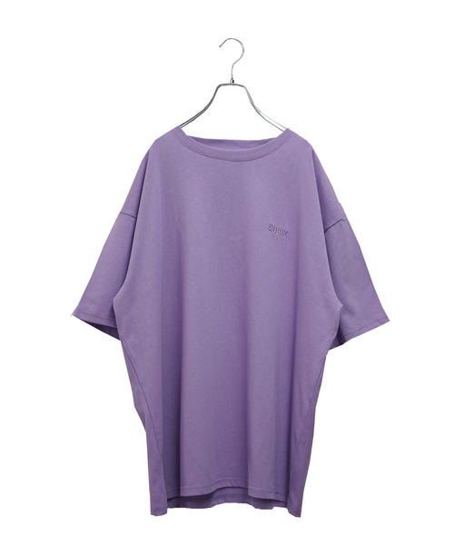 MinoriTY(マイノリティ)の「【MinoriTY】USAコットンTシャツ ビッグシルエット クルーネック 半袖/5分袖 夏服 秋服 メンズ(Tシャツ/カットソー・メンズ・アイボリー/ブラック/グレー/パープル/ベージュ・M/L/XL)」の14枚目の写真
