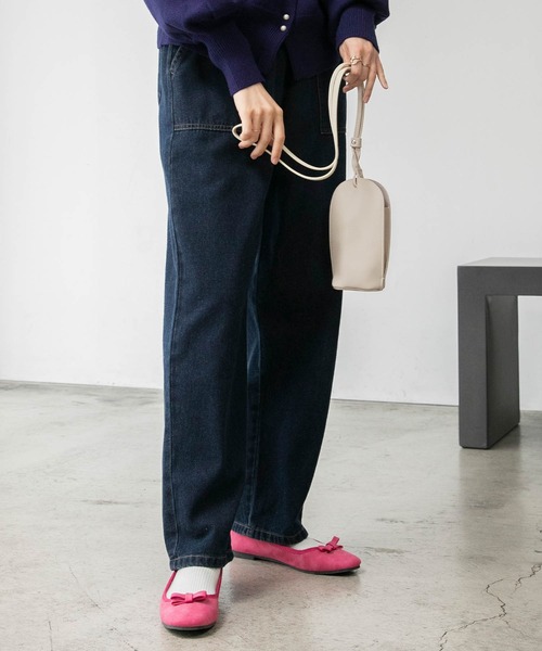 BONLECILL（ボンルシール）の「ラウンドポシェット / マルチミニショルダーバッグ（ショルダーバッグ・レディース・ブラック/ベージュ/ピンク/ライム/アイボリー・FREE）」の12枚目の写真