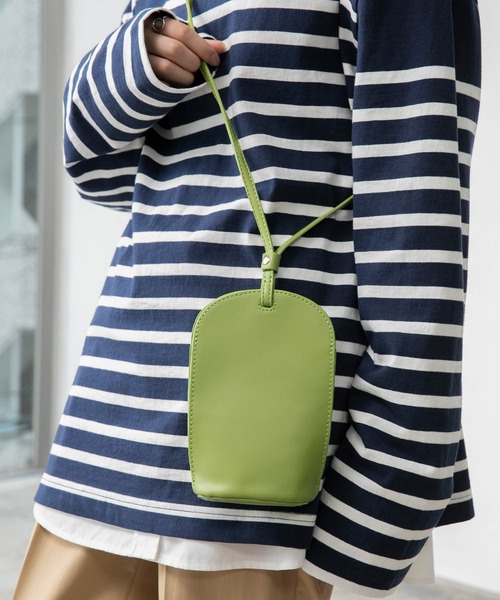 BONLECILL（ボンルシール）の「ラウンドポシェット / マルチミニショルダーバッグ（ショルダーバッグ・レディース・ブラック/ベージュ/ピンク/ライム/アイボリー・FREE）」の16枚目の写真