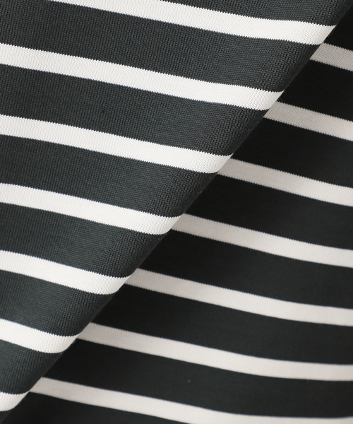 SLOBE IENA（スローブイエナ）の「【ORCIVAL / オーシバル】COTTON MERCERIZINGボーダーカットソー（Tシャツ/カットソー・レディース・ホワイト/ブラウン/グリーン・FREE）」の16枚目の写真