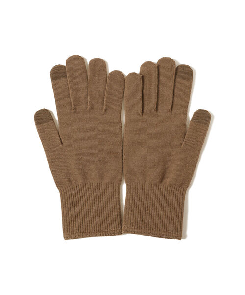 BEAMS JAPAN(ビームス ジャパン)の「tet. × BEAMS JAPAN / 別注 ビームス ジャパン ロゴ グローブ Vol.2 Men(手袋・メンズ・グレー/ブラック/ブラウン/グリーン/ネイビー/オレンジ・ONE SIZE)」の10枚目の写真
