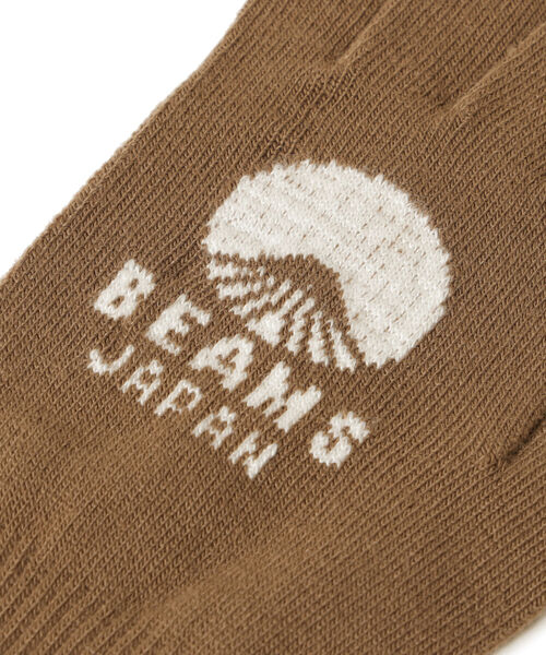 BEAMS JAPAN(ビームス ジャパン)の「tet. × BEAMS JAPAN / 別注 ビームス ジャパン ロゴ グローブ Vol.2 Men(手袋・メンズ・グレー/ブラック/ブラウン/グリーン/ネイビー/オレンジ・ONE SIZE)」の11枚目の写真
