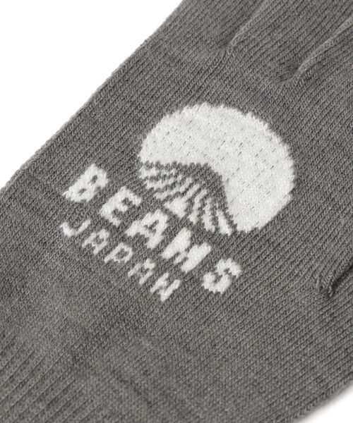 BEAMS JAPAN(ビームス ジャパン)の「tet. × BEAMS JAPAN / 別注 ビームス ジャパン ロゴ グローブ Vol.2 Men(手袋・メンズ・グレー/ブラック/ブラウン/グリーン/ネイビー/オレンジ・ONE SIZE)」の15枚目の写真