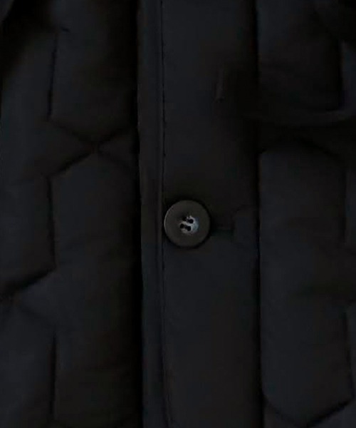 antiqua(アンティカ)の「×着方次第で印象変わる。キルティングジャケット(ダウンジャケット/コート・レディース・ホワイト/ブラック/カーキ・FREE)」の8枚目の写真