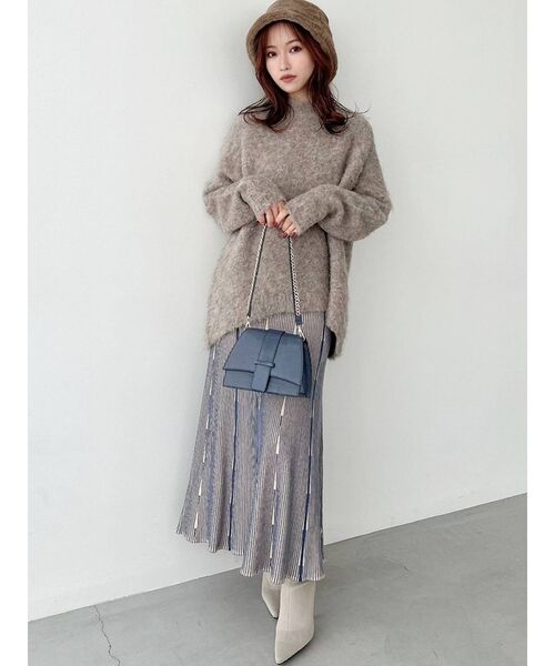 RESEXXY（リゼクシー）の「チェーンハンドルコンパクトバッグ（ハンドバッグ・レディース・ブラック/ブルー/ブラウン・FREE）」の13枚目の写真