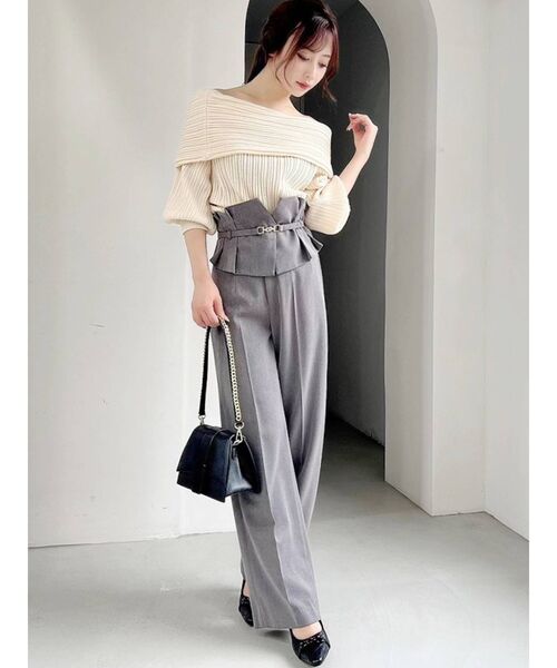 RESEXXY（リゼクシー）の「チェーンハンドルコンパクトバッグ（ハンドバッグ・レディース・ブラック/ブルー/ブラウン・FREE）」の18枚目の写真