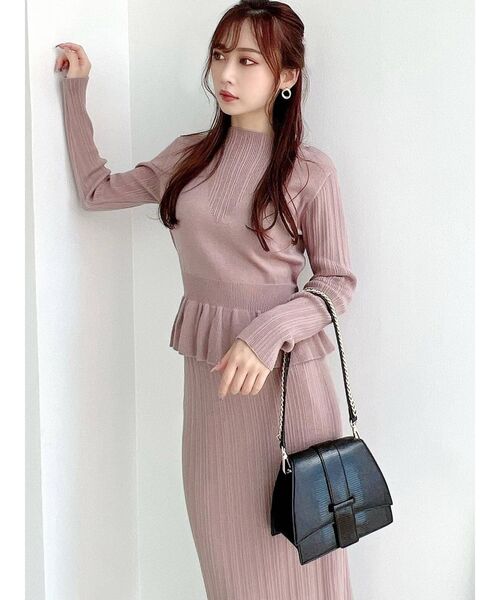 RESEXXY（リゼクシー）の「チェーンハンドルコンパクトバッグ（ハンドバッグ・レディース・ブラック/ブルー/ブラウン・FREE）」の7枚目の写真