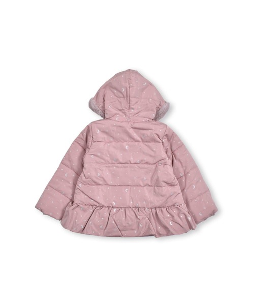 SLAP SLIP（スラップスリップ）の「SLAPSLIP/取り外し可能フード付きキラキラ箔プリント裏フリースタフタ中綿ジャケット(80~130cm)（ブルゾン・キッズ・ピンク/ブルー・90/110/130/100/120）」の14枚目の写真