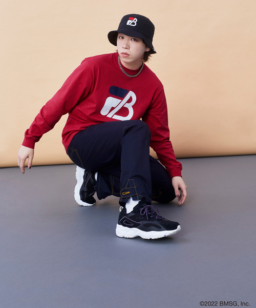 FILA（フィラ）の「【FILA×BE:FIRST】コラボレーション バケットハット 127713504（ハット・メンズ・ホワイト/ブラック・FREE）」の5枚目の写真