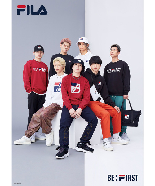 FILA（フィラ）の「【FILA×BE:FIRST】コラボレーション バケットハット 127713504（ハット・メンズ・ホワイト/ブラック・FREE）」の3枚目の写真