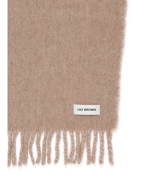 LILY BROWN(リリーブラウン)の「ウールブレンドブークレーストール(ストール/ショール・レディース・ベージュ/アイボリー/ブルー・FREE)」の8枚目の写真